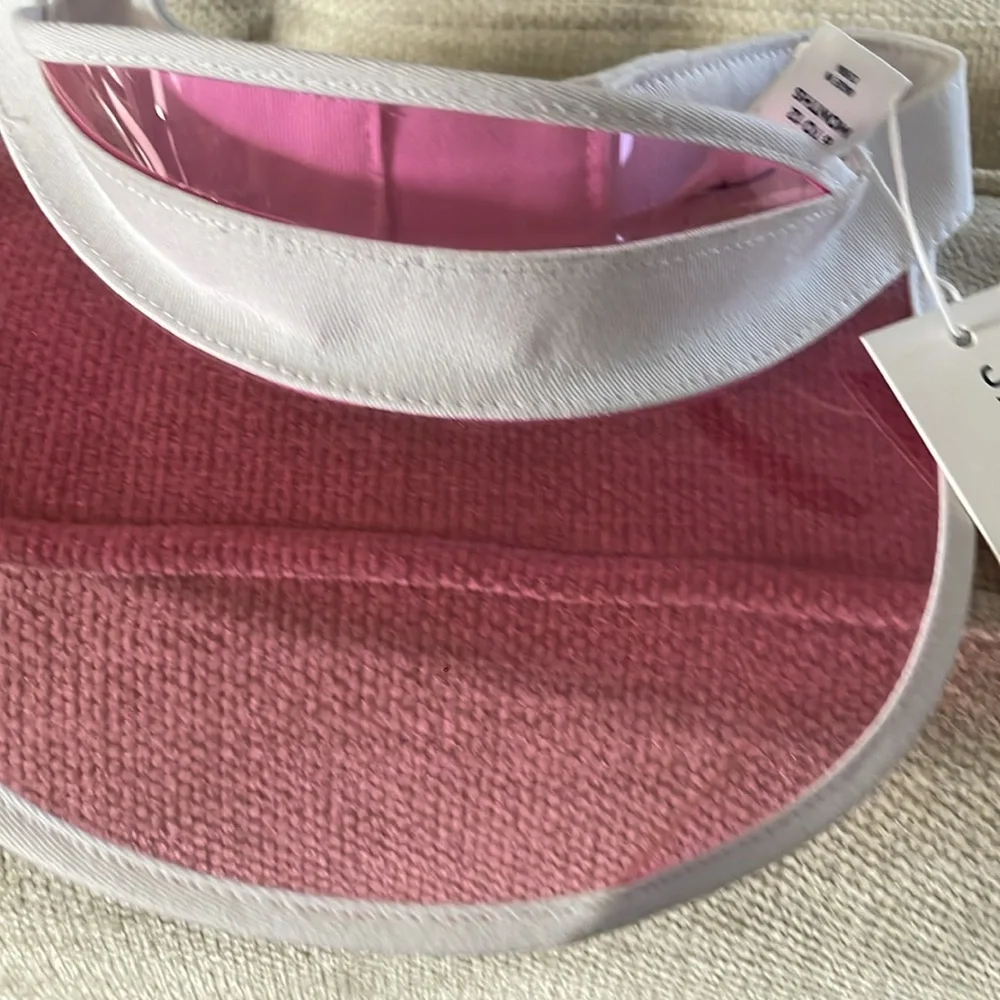 Janie and Jack Watermelon Pink JJ Sport Visor SIZE 6-12M